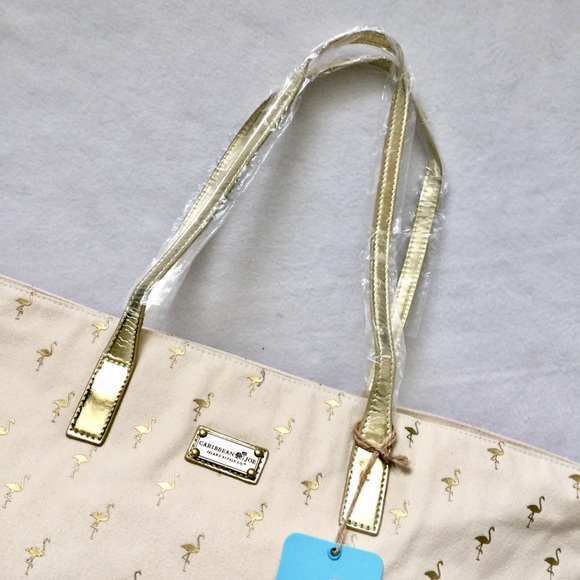 NEW Flamingo Shoulder Tote - Picture 3 of 8